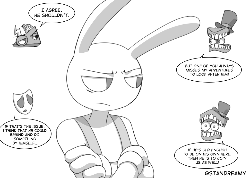 Standreamy's tweet photo. Let the kid have trau-FUN!

3/?  

#funnybunny https://t.co/bFTITrZyr6