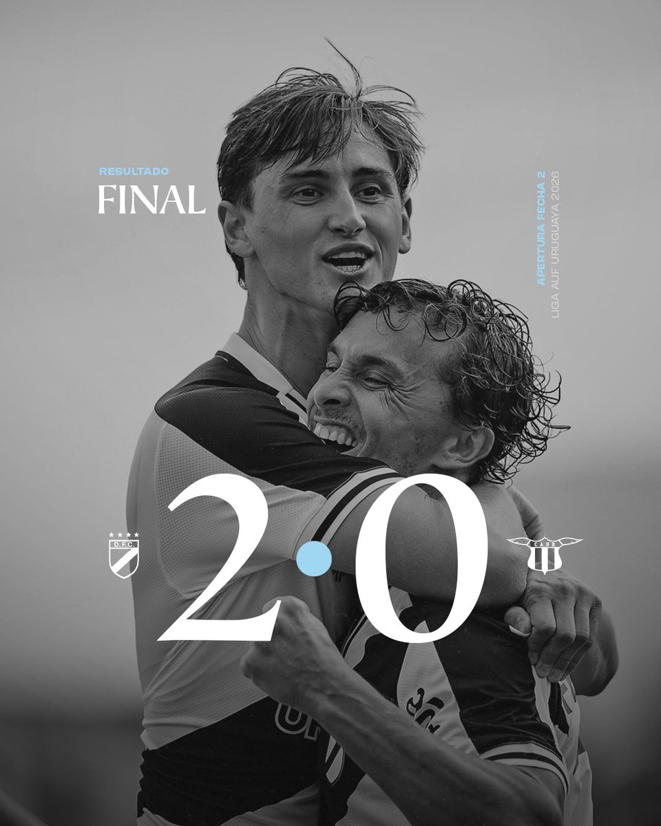 ✊🏻 ¡GANÓ DANUBIO!  ⚪️⚫️

Triunfo 2-0 ante Boston River en casa. 

#LaUniversidad🎓