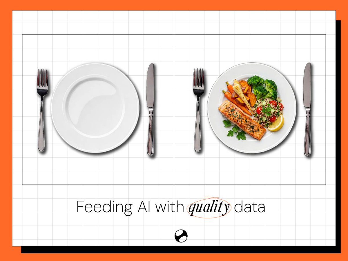 Yusmetax's tweet photo. Good Night CT 🌙

AI doesn’t grow on noise.

It grows on quality data.
Empty plate vs full plate.

The difference? What you feed it.

Building with @MindoAI.

Feeding the future right.

Rest now. Grind continues tomorrow. 🚀🔥

#Mindo #AI #Web3 https://t.co/yHa9FvOWg8