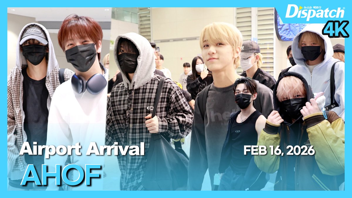 Dicon_korea's tweet photo. [🎥] '아홉(AHOF)' 인천국제공항 입국

https://t.co/GDLEk86ggU

#아홉 #AHOF #스티븐 #STEVEN #서정우 #SEOJEONGWOO #차웅기 #CHAWOONGKI #장슈아이보 #SHUAIBO #박한 #PARKHAN #제이엘 #JL #박주원 #PARKJUWON #즈언 #CHIHEN #다이스케 #DAISUKE #공항패션 #공항 #airport #디스패치 #dispatch https://t.co/8Y0sggKsjs