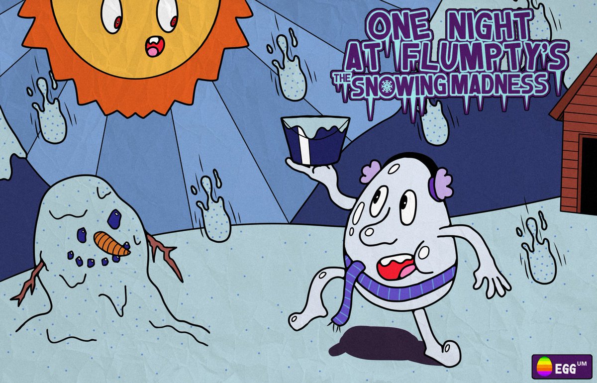 In celebration of reaching 300 followers on their game page, One Night at Flumpty's: The Mountain Madness has released a new spin-off minigame titled, "The Snowing Madness."

Download here: gamejolt.com/games/mountain…

#fnaf #fangame #fivenightsatfreddys