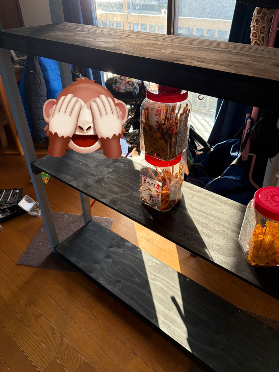 おはようございます🌞
いつもの棚作りが佳境になりました🛠️
1人作業なので創意工夫でどうにかしてます😛
お菓子の箱有能すぎました📦
後はライトつけていい感じにして
終わり‼️

今週も1週間よろしくお願いします🤲
#スナカワ
#DIY
#企業公式相互フォロー