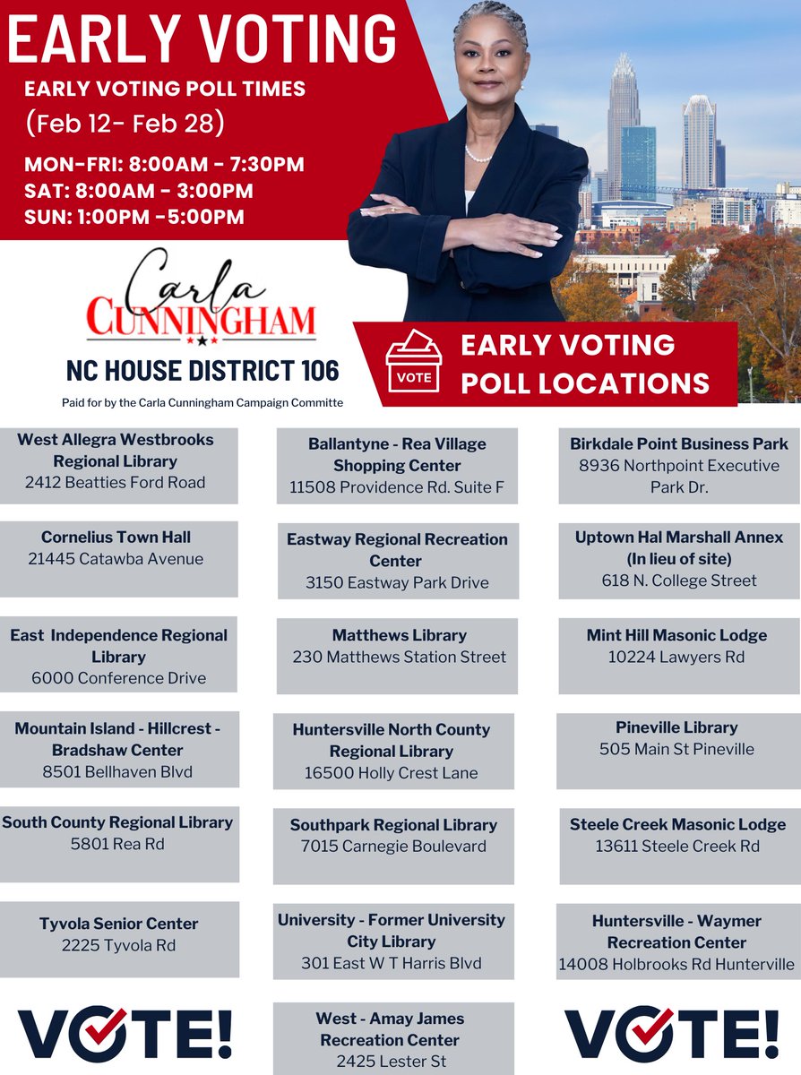 CunninghamNCRep's tweet photo. #Vote #BIM #Election2026 https://t.co/FBWqnM84Di