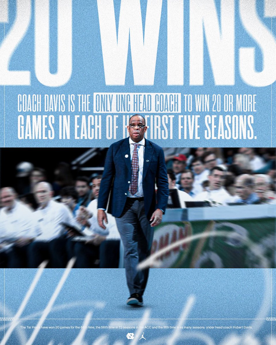 Fifth straight season of 20+ wins 🗣️