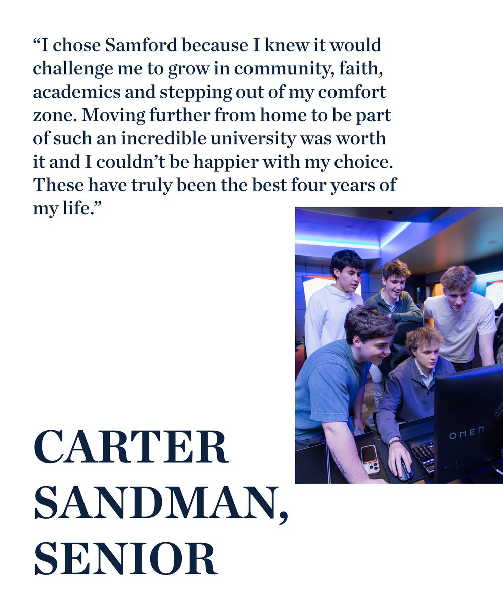 Samford University Admission tweet media