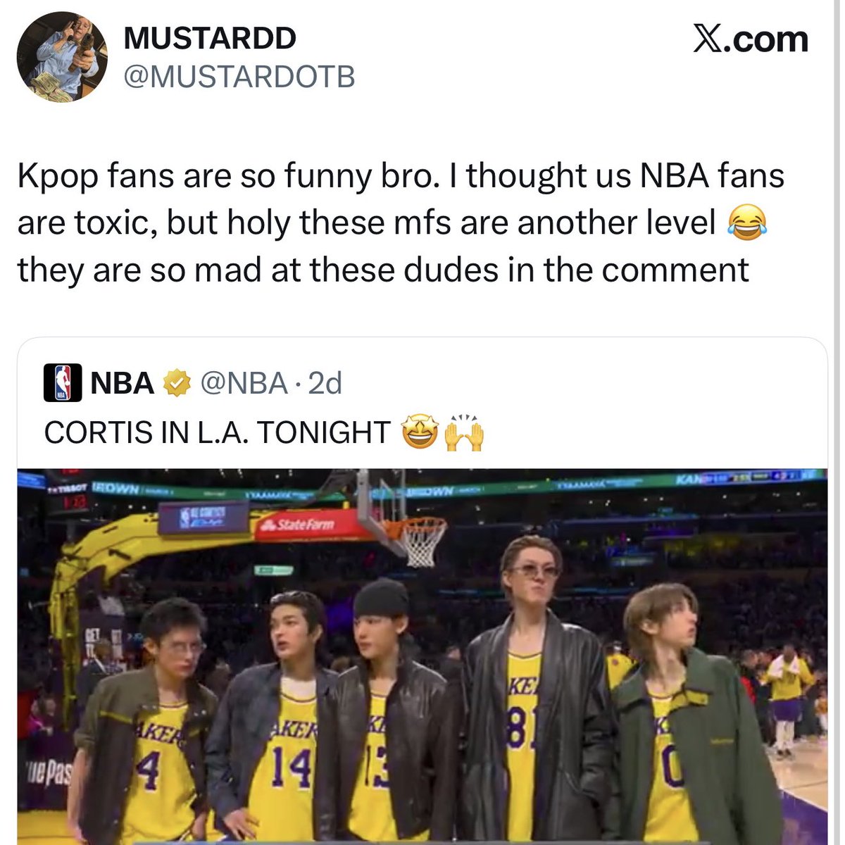 even locals know how deranged kpop fans are, camping on every tweet of the group they “hate” and “don’t care about”, real life losers trying to act tough online