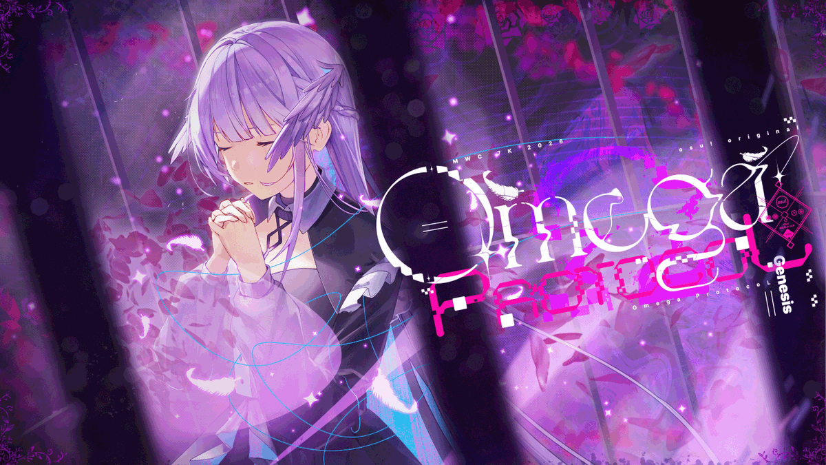 I created an illustration for osu!mania 7k world cup 2026! (o´∀`o