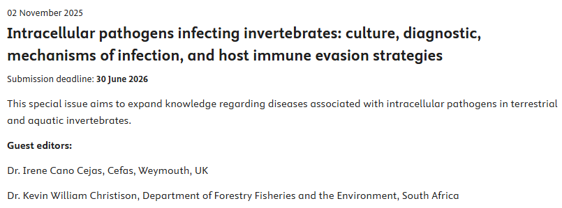 The Journal of Invertebrate Pathology (JIP) tweet media
