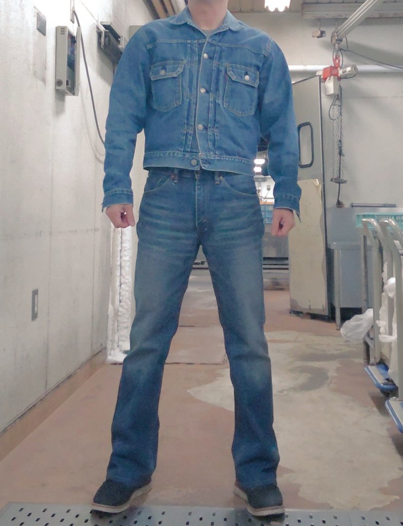 surrenderSwing's tweet image. #ジーンズ　#Gジャン　#リーバイス
507セカンドと517のセットアップ写真です

このセカンドも30年以上着てるヤツです