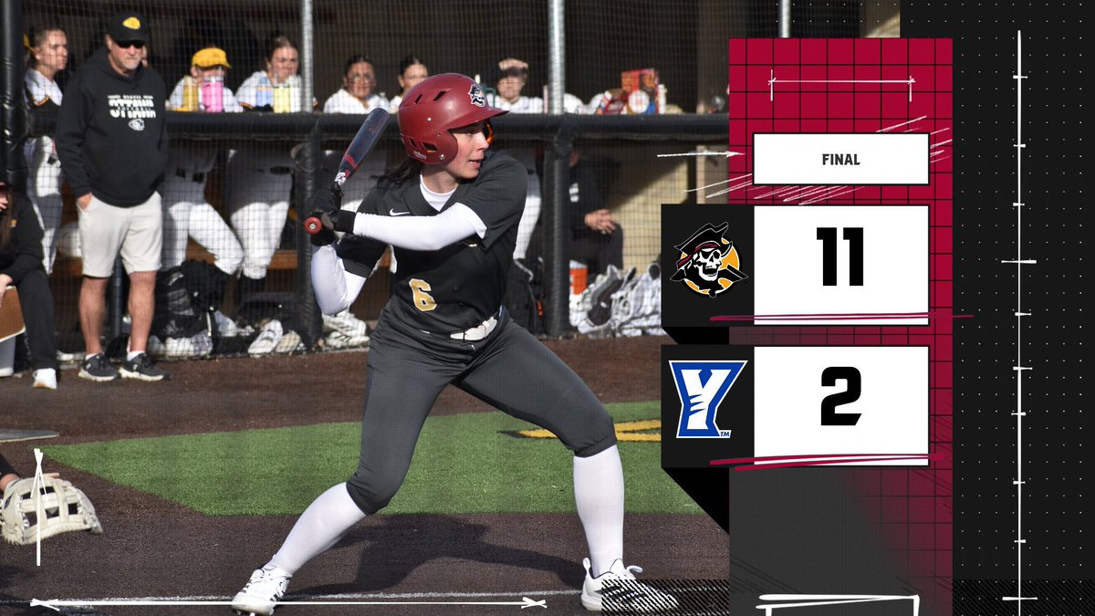 🥎, Park was squaring it up in game 2 against York and the Pirates win, 11-2‼️ Bella Rollo crushed a grand slam to break the game open‼️🏴‍☠️