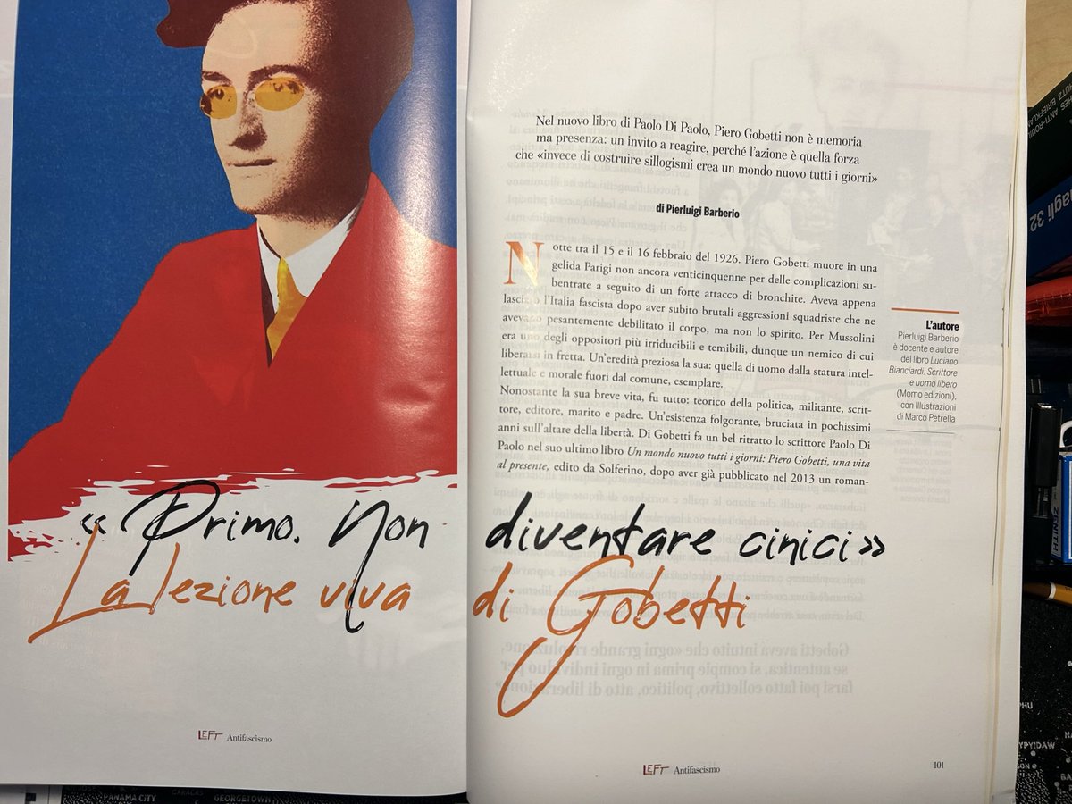 PierluigiBarber's tweet photo. Piero #Gobetti @Left_rivista https://t.co/R73IN3zIfF