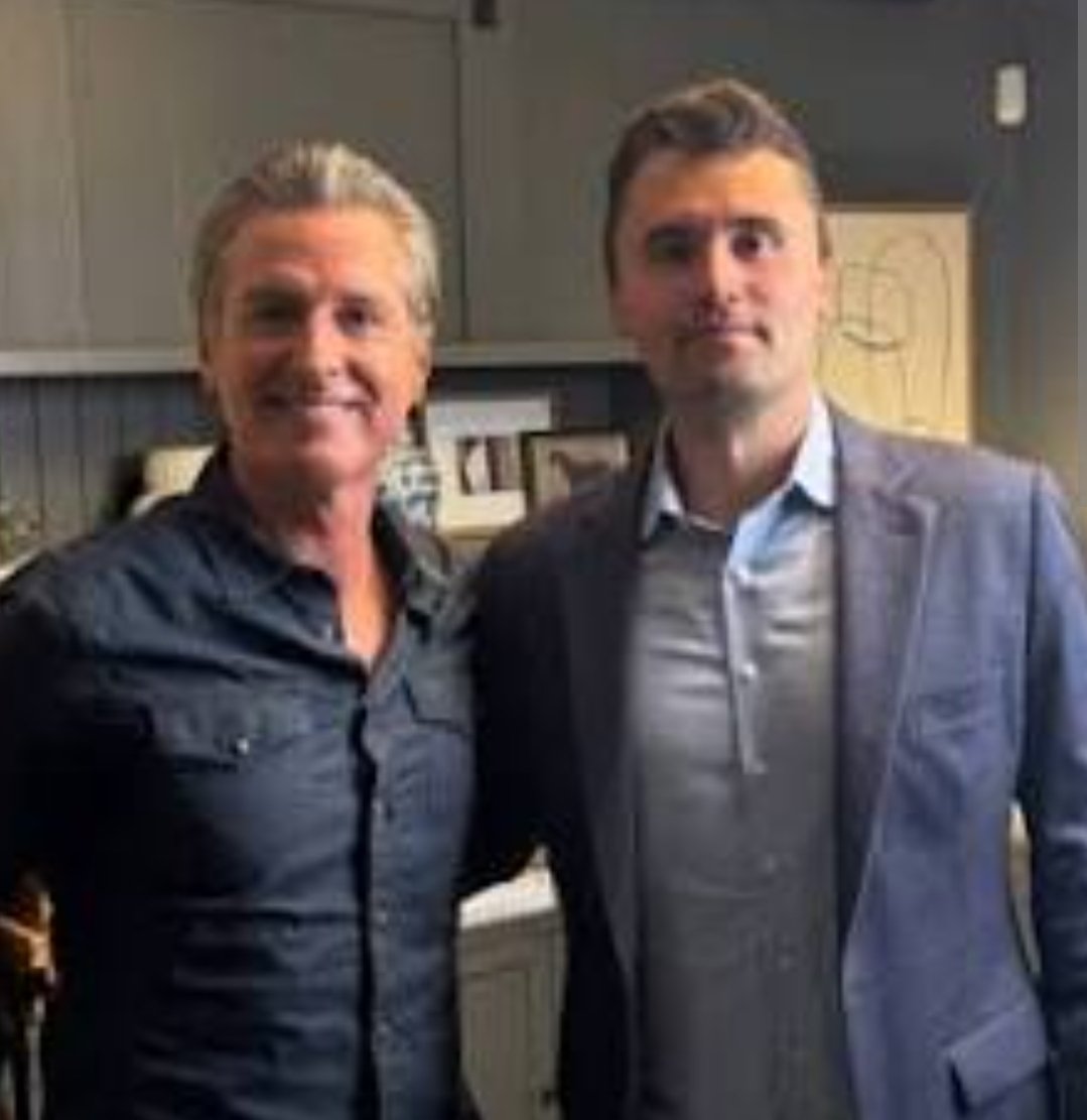 When has Gavin Newsom ever had an actual leftist on his podcast - like someone organizing for Medicare for All or a federal living wage? Or a Palestinian-American?  But he made damned sure to sit down with Charlie Kirk.

Gavin Newsom is unlectable.