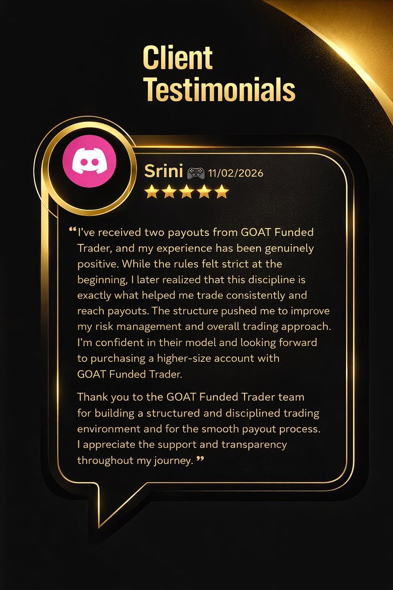 A happy trader from our Discord community 🙌✨