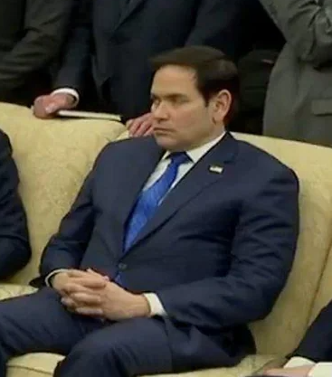cmsaplak's tweet photo. @EndWokeness Marco Rubio realizing he's just been assigned to tutor AOC in elementary school history.... https://t.co/hj1xqv91Lx