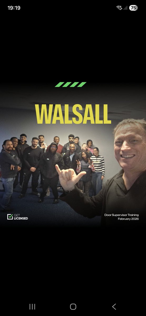 Another great #SecurityOfficer course in #Walsall, fantastic #learning had by all.. next stop #hereford and the #beautiful #countryside. 
get-licensed.co.uk/trainer-profil…