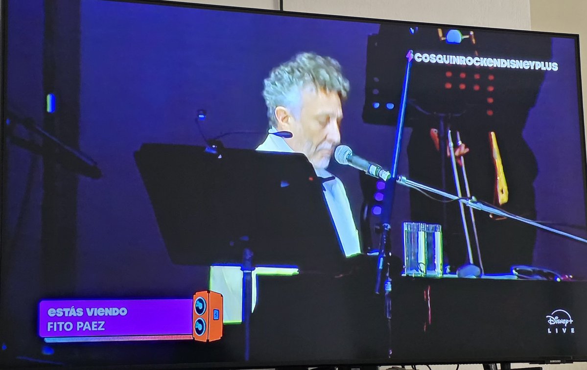 Ya esta Fito Paez, corran
#COSQUINROCKENDISNEY