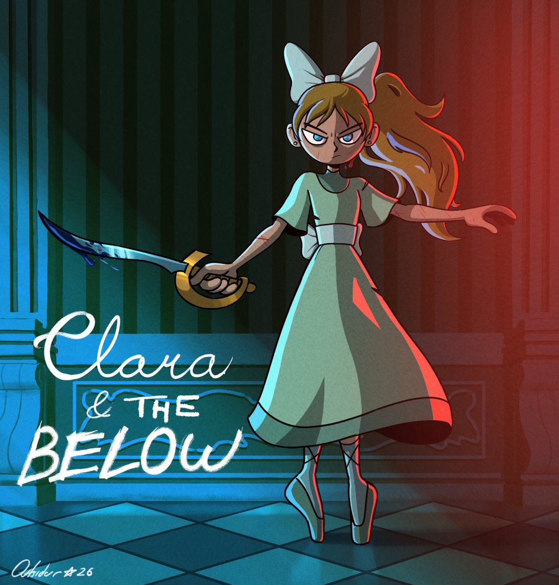 Kids in cartoons this days.... can't have a break, can they? ☠️ #ClaraAndTheBelow