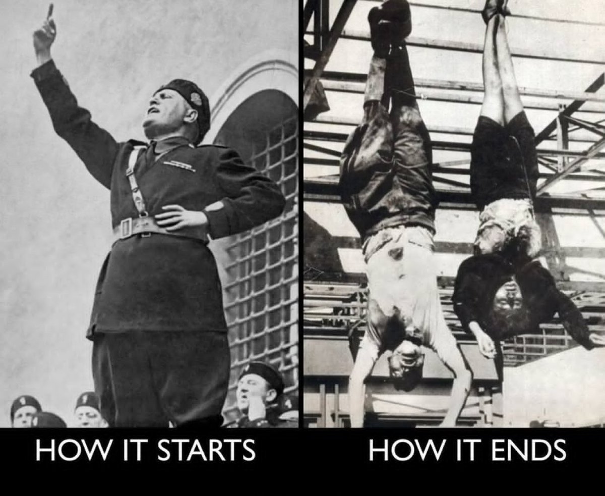Fascism: How it starts - How it ends.