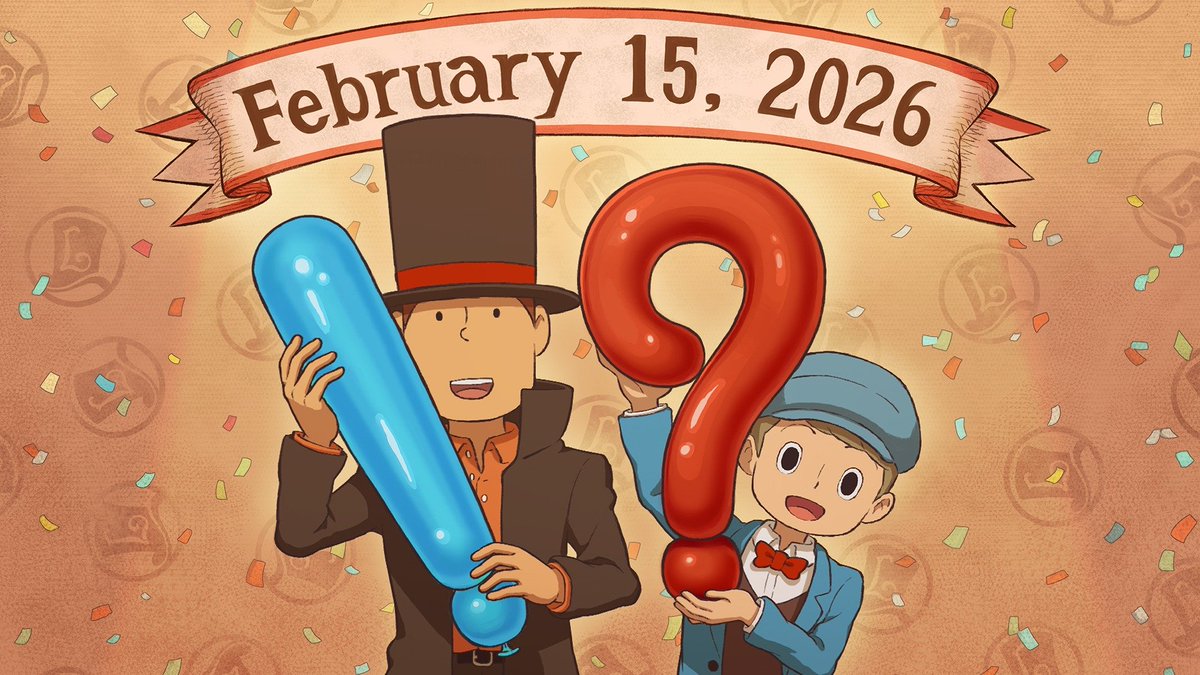 VidaoPantalla's tweet photo. ¡Hoy es el aniversario de #ProfessorLayton!
La saga de puzles por excelencia de #Level5 cumple 19 años y para celebrarlo Akihiro Hino, presidente de Level 5, ha revelado que la historia de #ProfessorLaytonandtheNewWorldofSteam pasa tan solo un año después de la última entrega. https://t.co/JBvk13WBGc