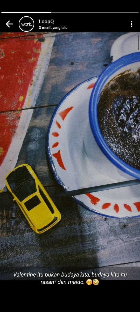 Penyesalan selalu datang belakangan, kalo di depan namanya pendaftaran donk. ☕ #kopag