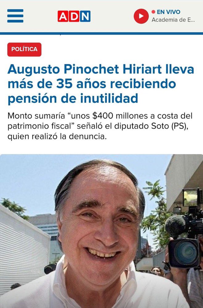 Todos los chilenos ? 
Esto está mal, no es una pensión…