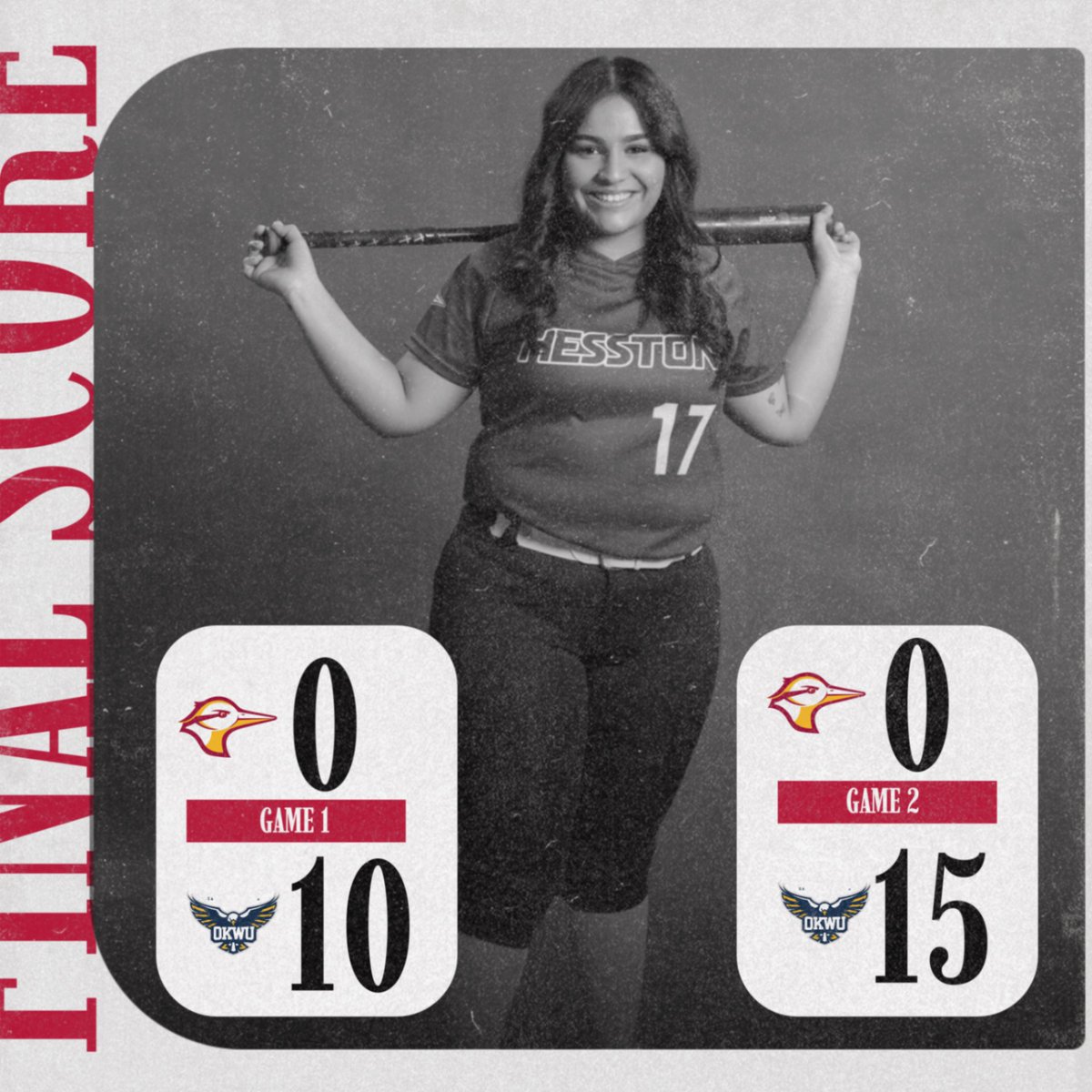 GoLarks's tweet image. The Lark softball team fell to Oklahoma Wesleyan, 0-10 and 0-15.

The Larks will face Friends University tomorrow in Hesston at 3 &amp;amp; 5 PM.