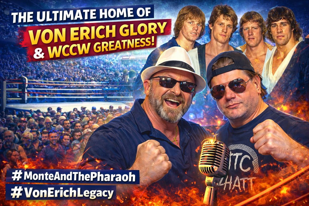 🎙️ MONTE &amp; THE PHARAOH
Official Audio Podcast Media Kit (2026)

📡 Show Overview
Monte &amp; The Pharaoh is a globally charting pro wrestling audio podcast known for long-form, no-filter interviews with legendary wrestling figures from the territories, WWE, WCW, and ECW eras. The