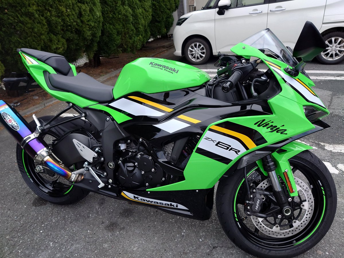 2025モデルのZX-6R KRTを納車しました！ 10Rは4年で35000km乗ったので