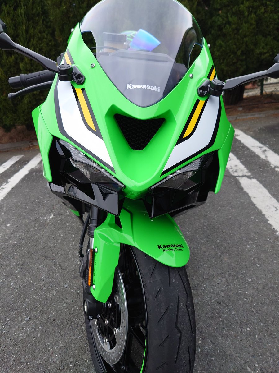 2025モデルのZX-6R KRTを納車しました！ 10Rは4年で35000km乗ったので