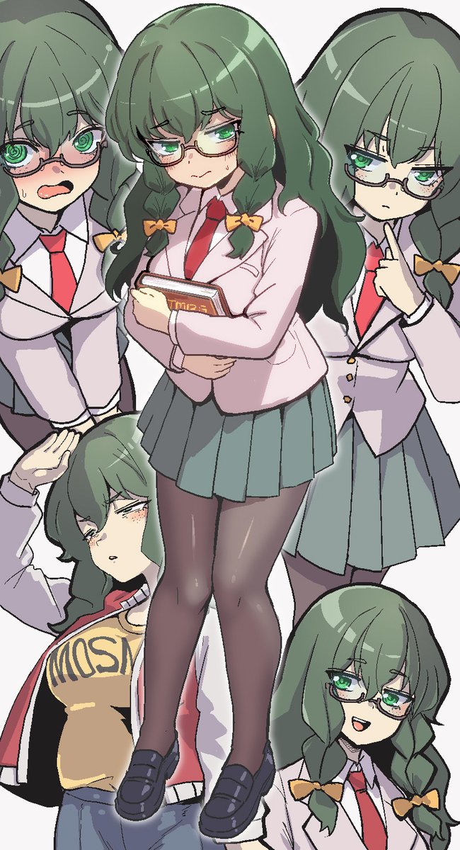 またうちの本好きちゃん上げてもいいんですか!?
 #メガネ祭り見た人もメガネあげちゃえ 