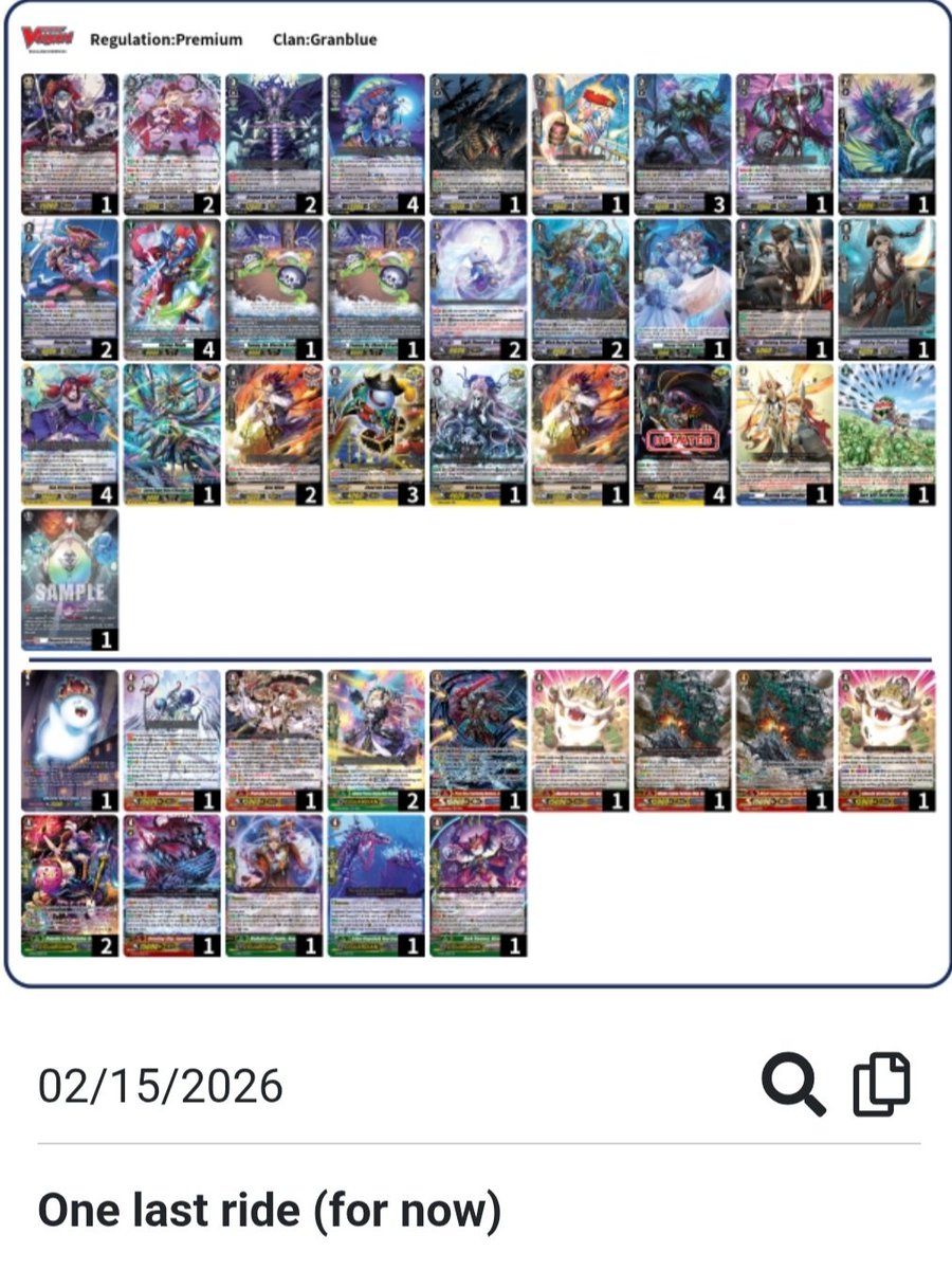 Nat's CFV Toronto BCS 2026 Report 🫡 Another tourney to x-3 &amp; x-2 in lol

D1: Standard - Lianorn
R1-levi⭕️
R2-prison⭕️
R3-bav⭕️
R4-prison❌️
R5-draj❌️
R6-levi⭕️
R7-vrg❌️

D2: Prem - Crest GB
R1-nui⭕️
R2-mirror⭕️
R3-nui⭕️
R4-mirror❌️
R5-hh8⭕️
R6-angel gyze❌️
R7-victor⭕️