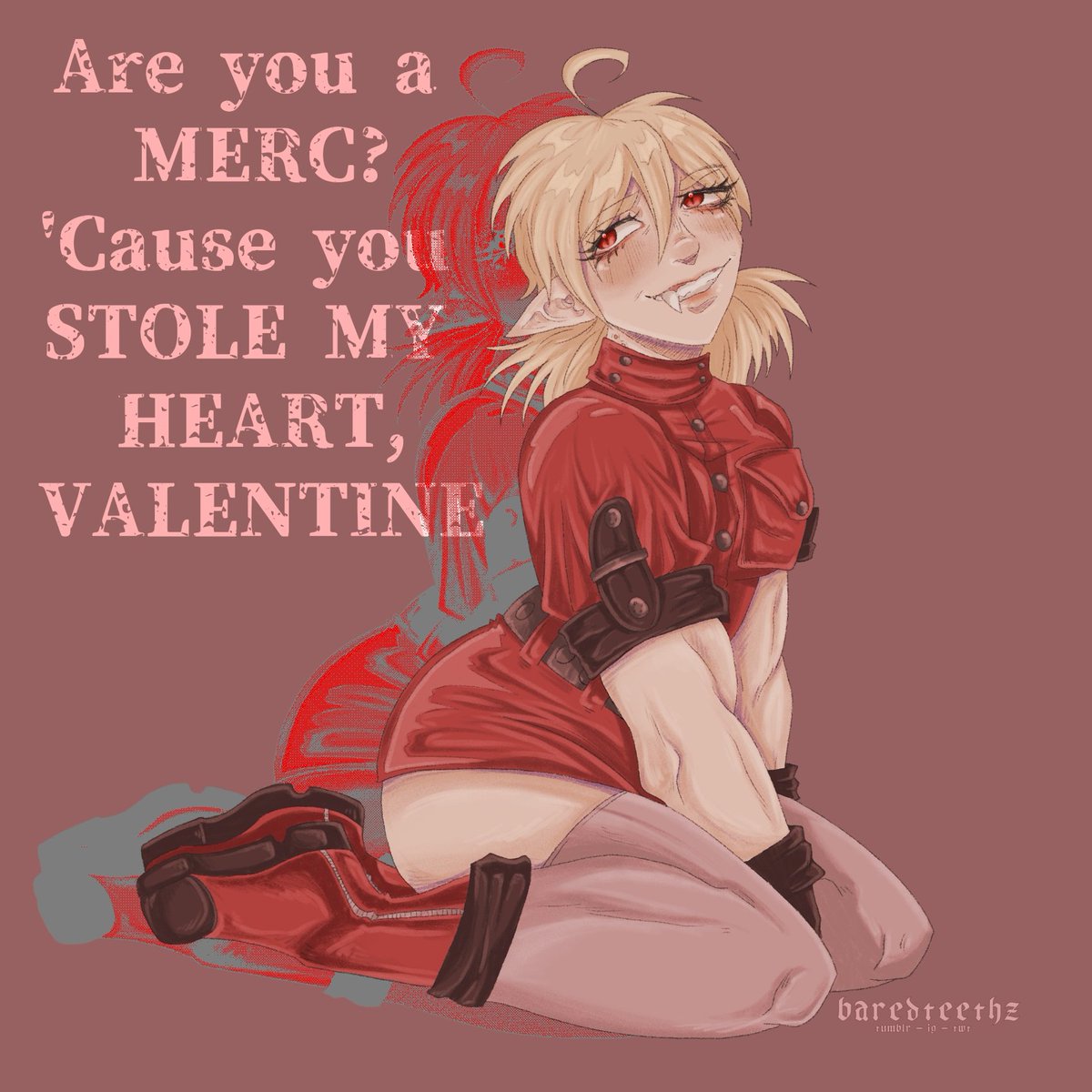 also happy belated vday from my vampire girlfriend 🤍
#hellsing #serasvictoria