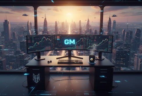 GM💛 My AI assistant thinks this is what my desk looks like. I’ll give it a 9/10 🤔