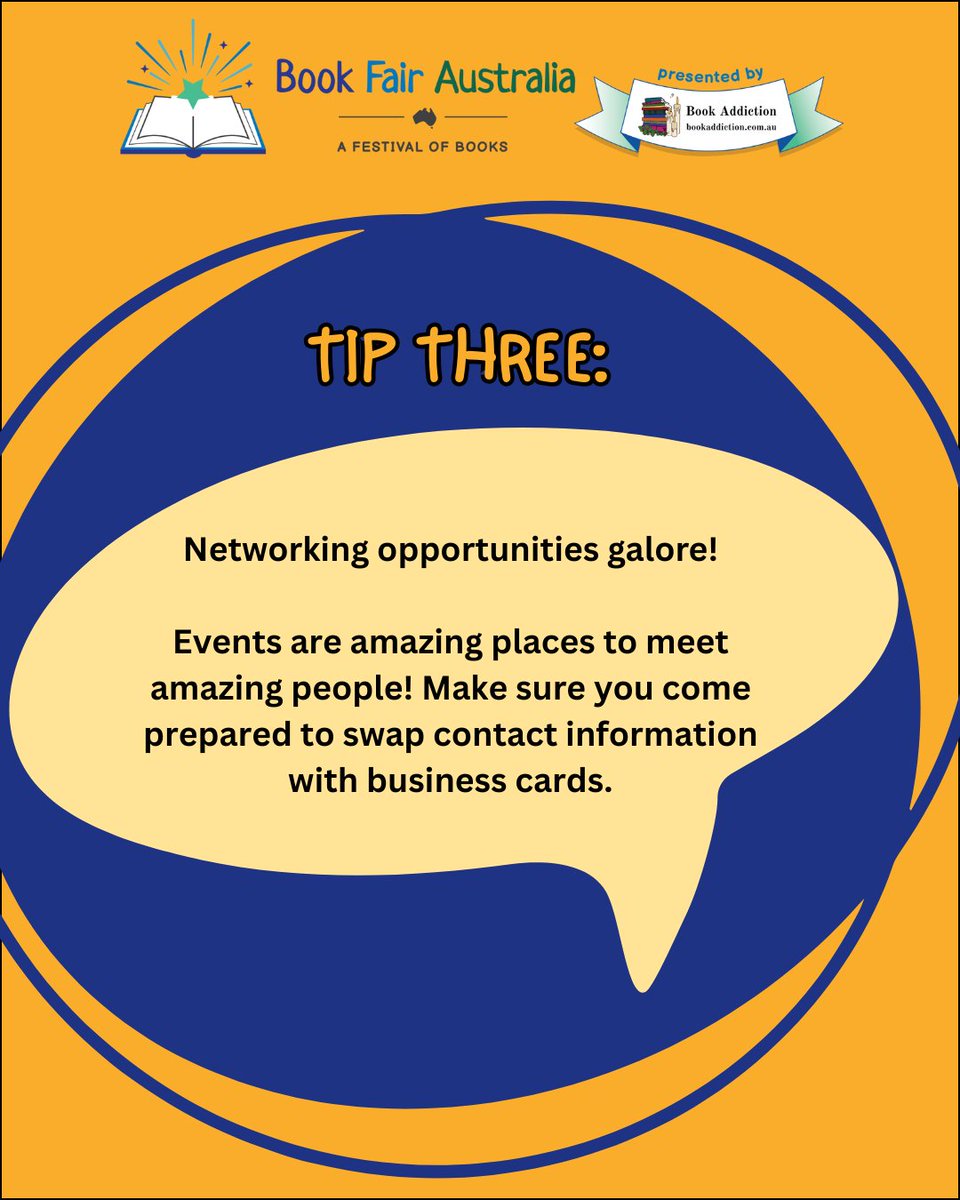Are you a first time exhibitor? Check out these handy tips, then head into our blog for even more insights 👇🏻  👇🏻
bookfairaustralia.com/post/stepping-…