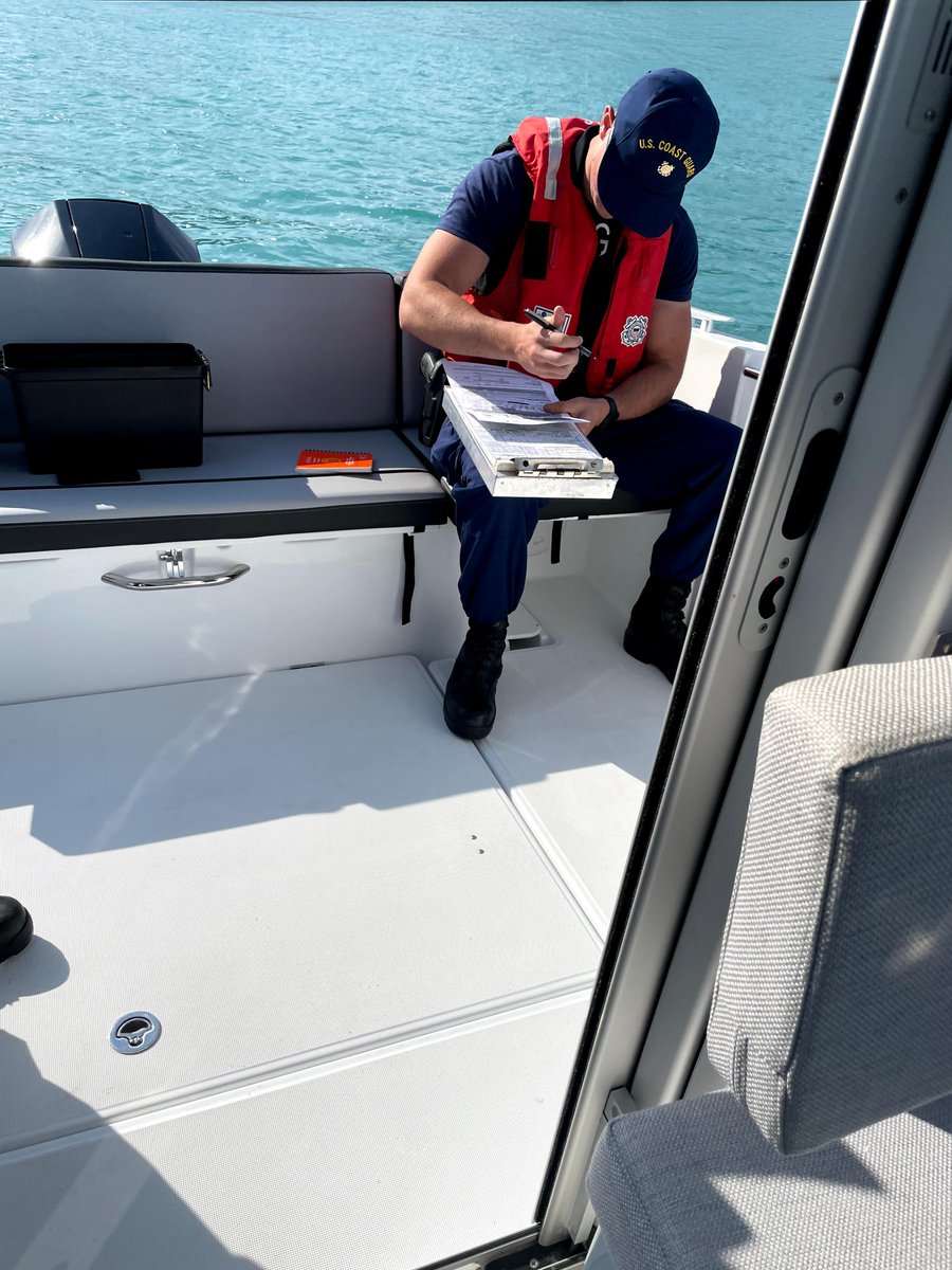MicahBerkley's tweet image. You all think getting pulled over is uncomfortable. Hope you never have experience getting boarded.

Imagine a police car pulling you over... tying a rope to your car... climbing into with guns, sitting on your seats &amp;amp; inspecting your whip. It's kinda like that. #BoatLife 😂