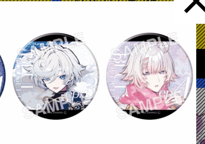 フラガリアメモリーズ フラメモ 企画展 展示会 グリッター缶バッジ