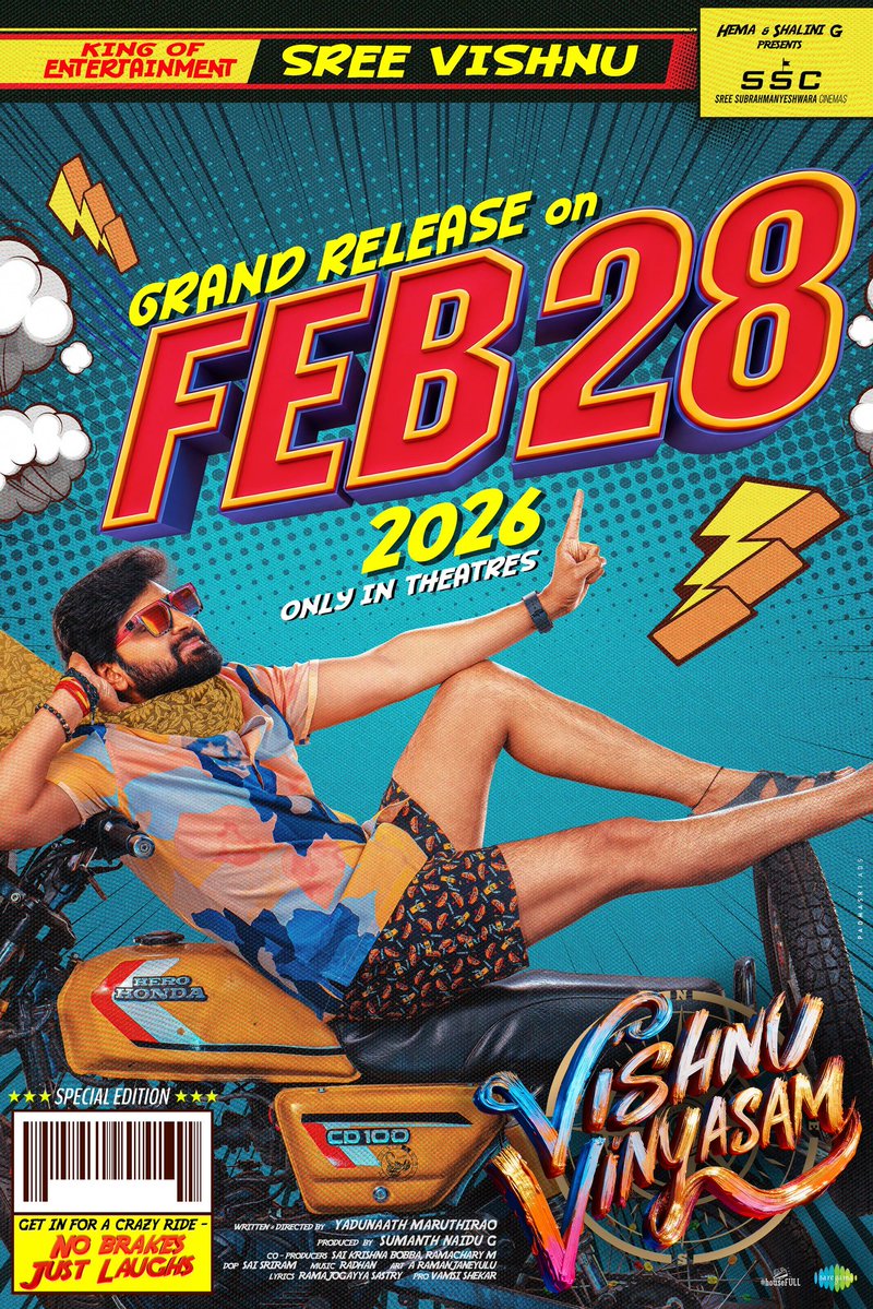 #VishnuVinyasam Grand Release on Feb 28 🔥❤️