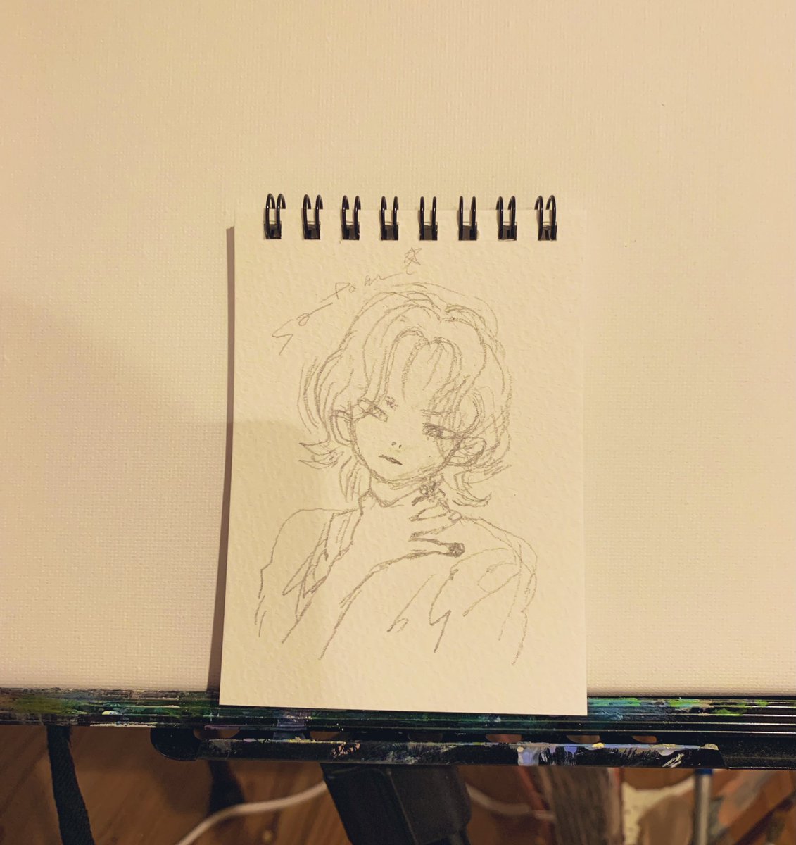 今は手と顔を描きたい
