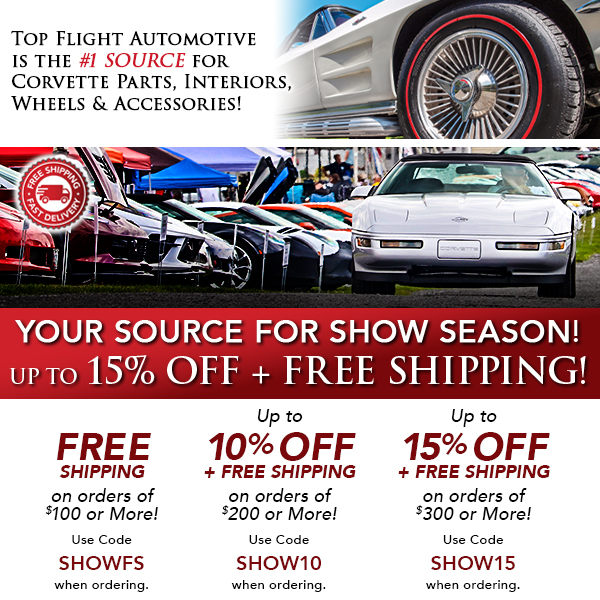 TopFlightAuto1's tweet photo. SAVE UP TO 15% OFF + FREE SHIPPING!
Is your ride ready for car show season? Let us help with the industry’s largest selection of Corvette parts, interiors and accessories!
Offers expire 2/19/26
Click Here to Save📷
https://t.co/zdVhvCwK3h
#Chevy #Corvette #CorvetteParts https://t.co/Exs0JmvAti