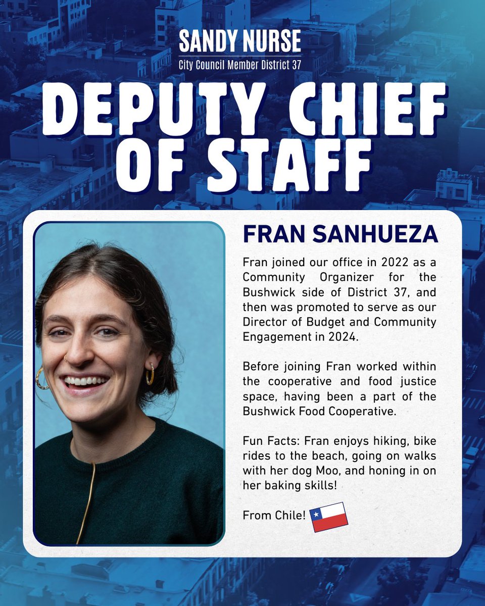 Council Member Sandy Nurse tweet media