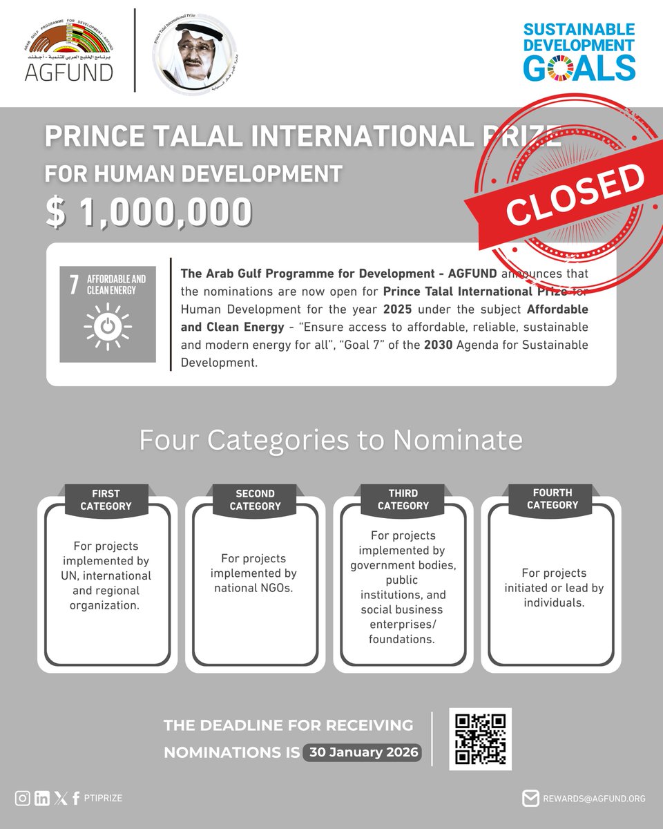 Prince Talal Int'l Prize tweet media