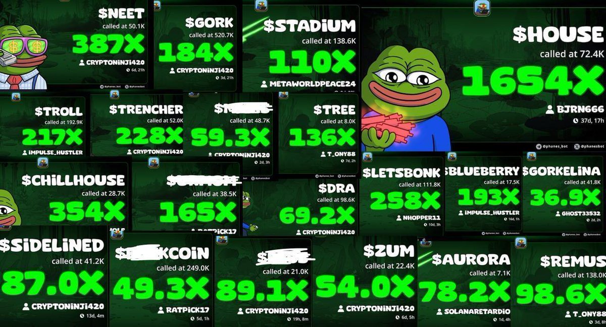 #MemeSeason is simply loading, not finished.

Infrastructure for the real liquidity is being setup - and we're ready with #SmartSignals to track the highest potential tokenized projects from 20,000x $PIPPIN to 1000x+ $TROLL $HOUSE $NEET $TOKABU $KORI $CHILLHOUSE.

This is the