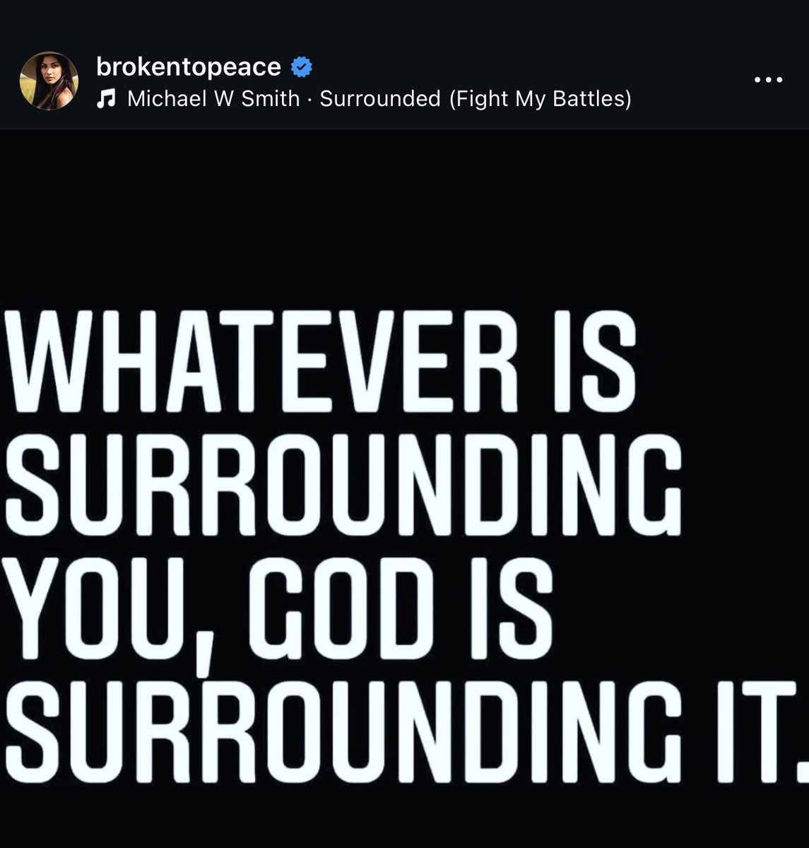 brokentopeaceTM's tweet image. This is a reminder that Gods got you! Tag a friend who needs this reminder #FaithOverFear
#GodIsInControl
#ChristianMotivation
#TrustGod
#PrayerWarrior