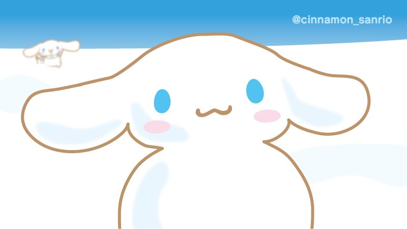 <a href="/cinnamon_sanrio/">シナモン【公式】</a> シナモン、大きい雪だるまも小さい雪だるまも素敵～♪ 🥰💙❄️⛄️❄️🩵