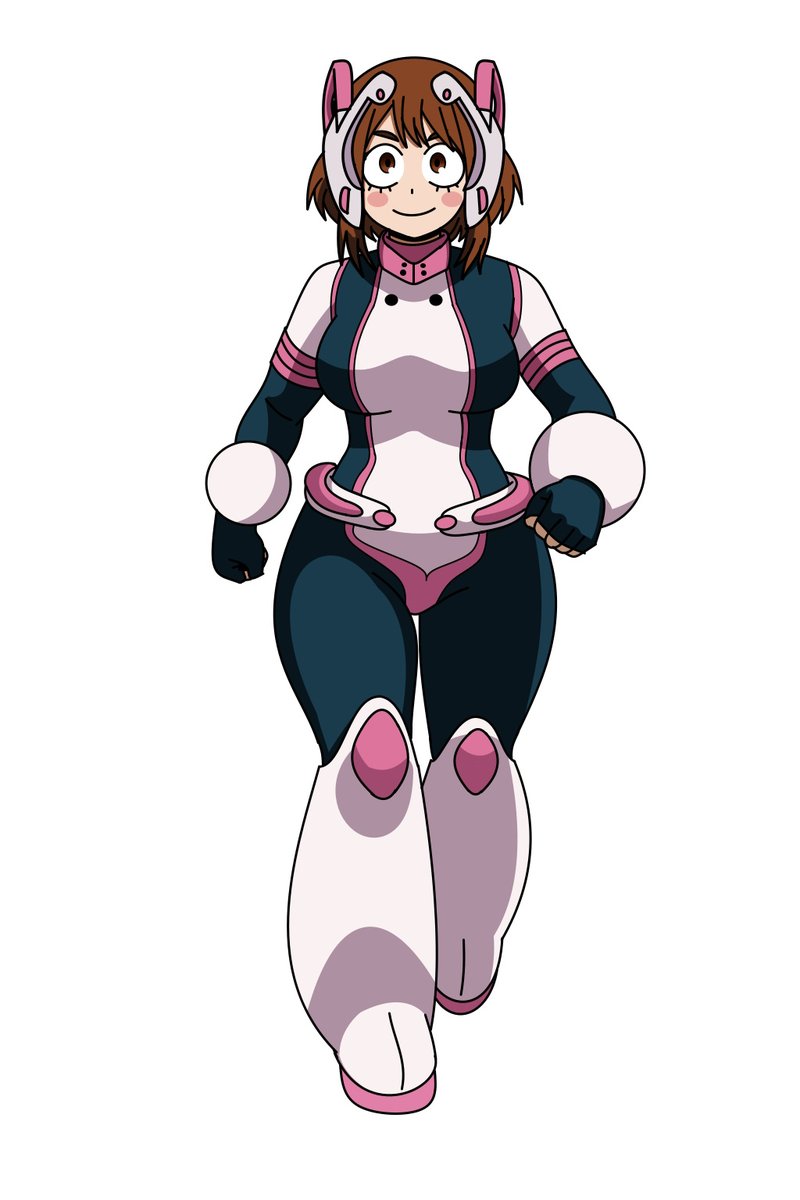 I finished it! I finished the beautiful Ochako Uraraka Pro Hero