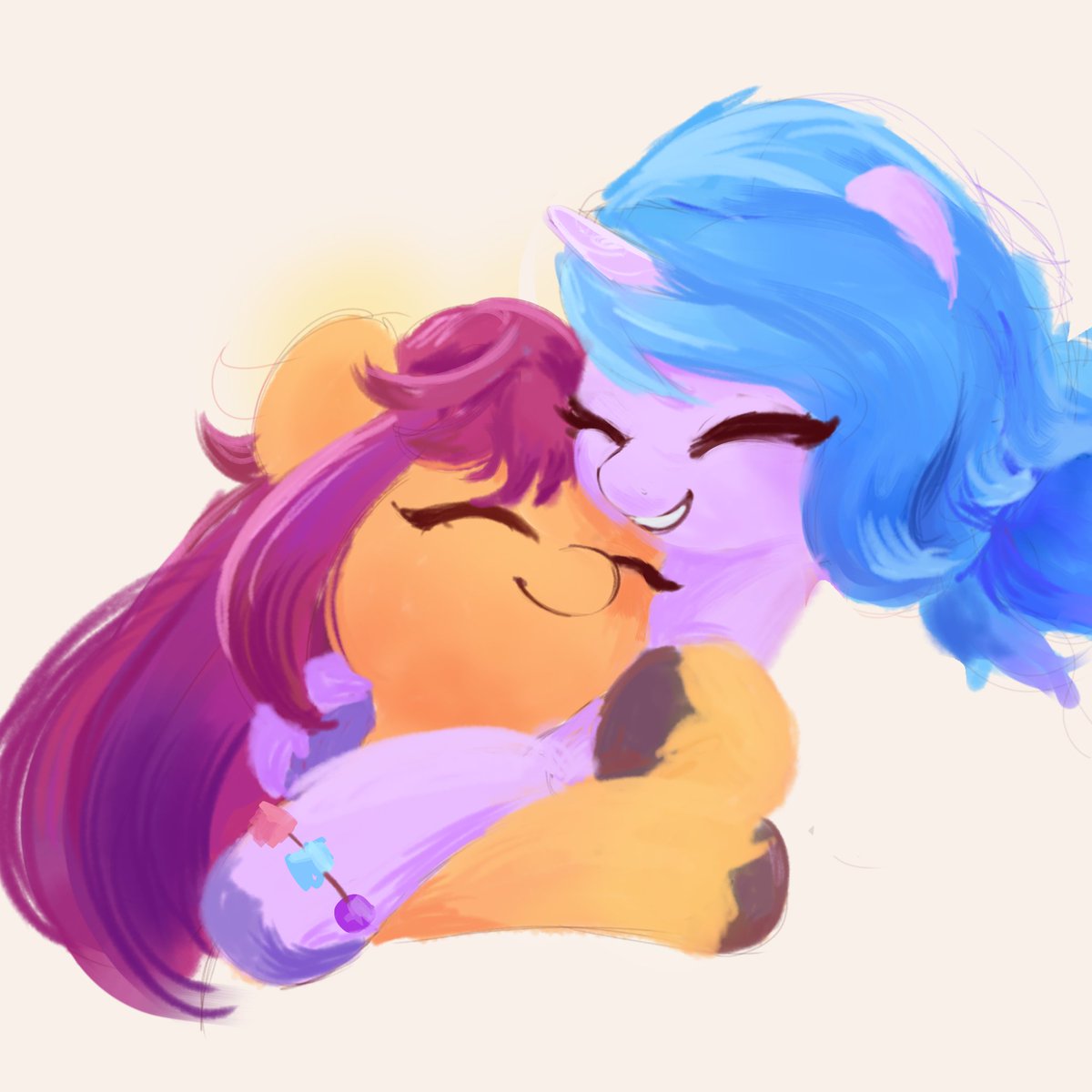 Orange and purple 💜💞🧡