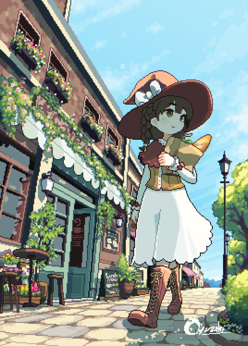 oyzk_2nc's tweet photo. 街歩き
#pixelart #ドット絵 https://t.co/n8HpO1dQNG