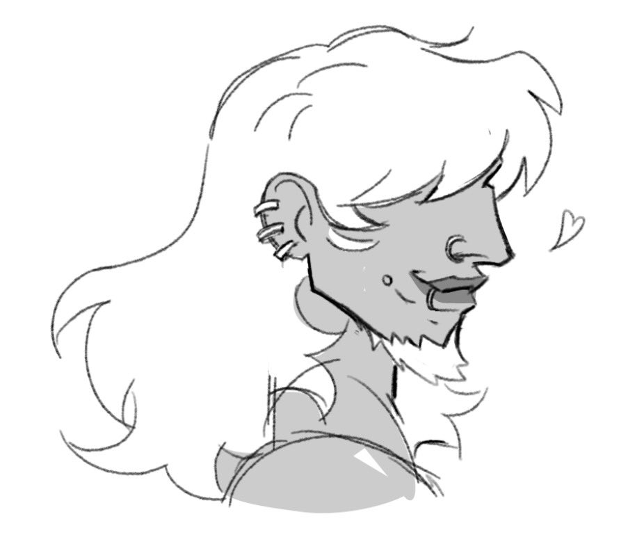 Just a whole bunch of piercings. (Side note: his animal counterpart being a weasel and not a highland cow is outrageous to me. It was right there!!!!) #ONEPIECE