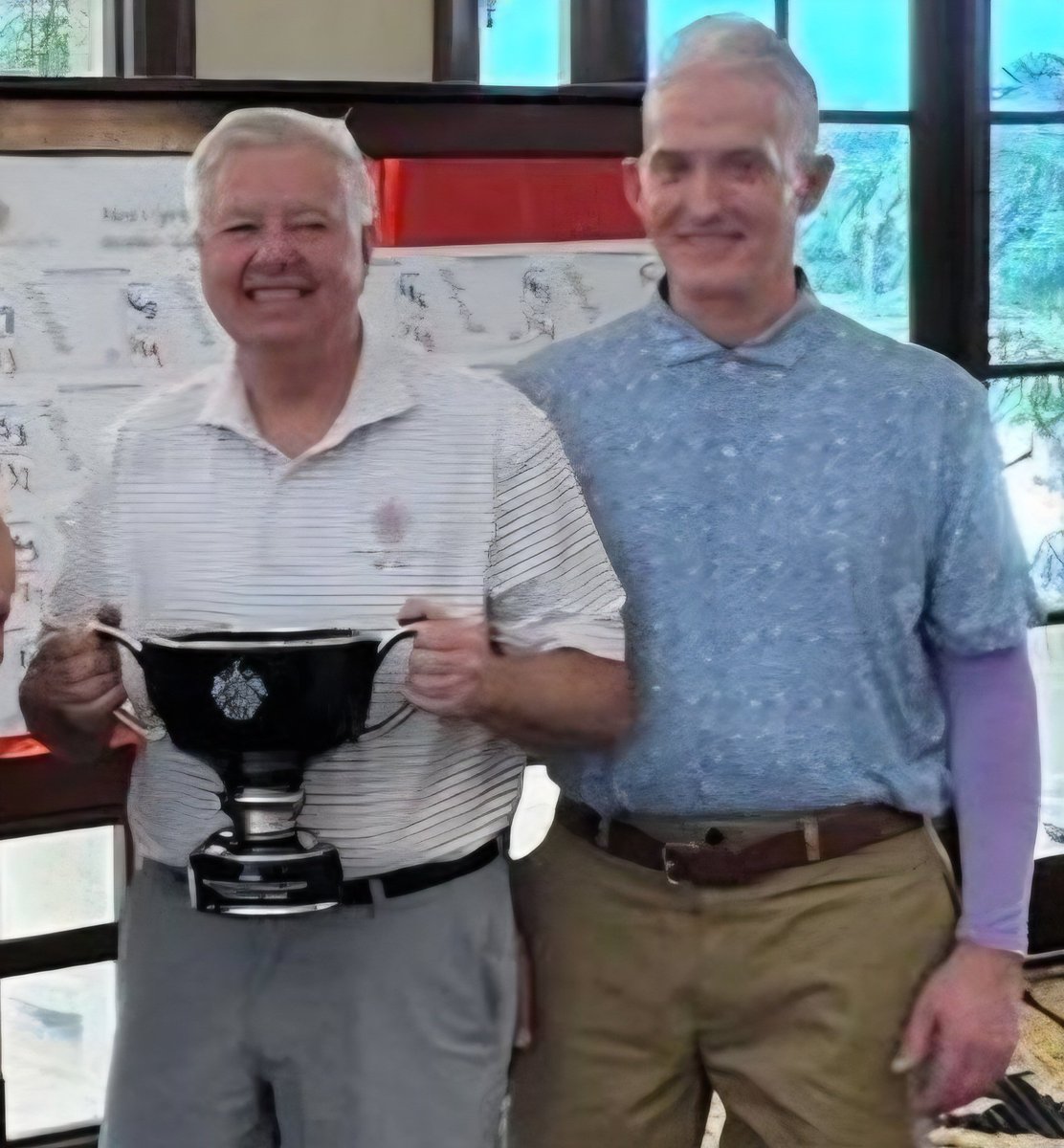 HowlJackson's tweet photo. You cannot tell me that Lindsey Graham and Trey Gowdy are not secretly in a relationship. They look like every gay couple in New England that owns a bed and breakfast. https://t.co/aVRWd9eBTH