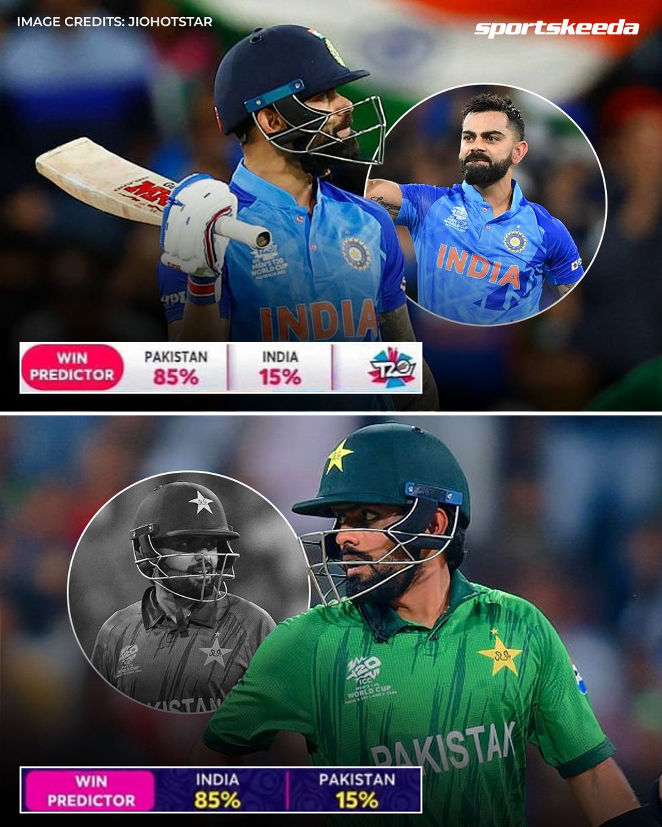 ChaudharyMaaz0's tweet image. King always king kohli 
And other side 🔔🔔🔔
#PAKvIND